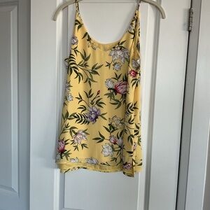 Reitmans Yellow Floral Blouse